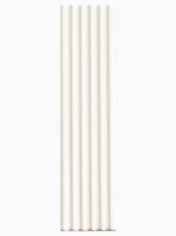 Corrugation White Ripple | Glazed Fluted Wall Tile