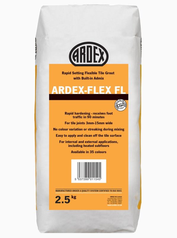Ardex Flexible Tile Grout 2 5kg, Flexible Tile Grout