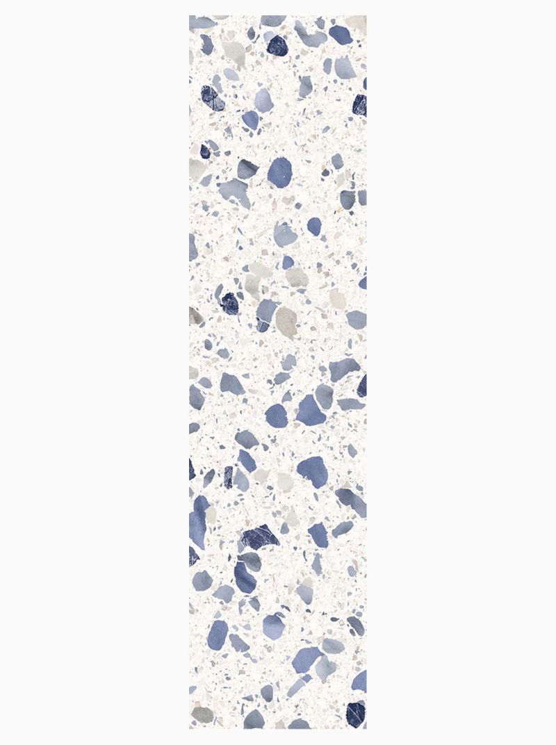 Florentina Azure Brick 7.5x30cm | Terrazzo Style Porcelain Tile