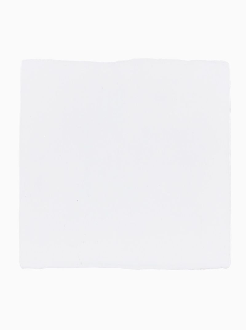 Potters Glaze Hepworth White Glazed Square Wall Tile