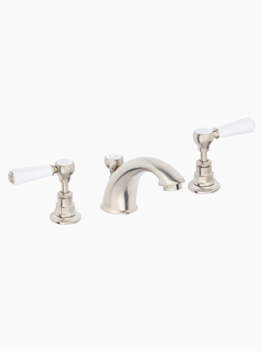 Albany Deck Mounted 3 Hole Basin Mixer - Levers