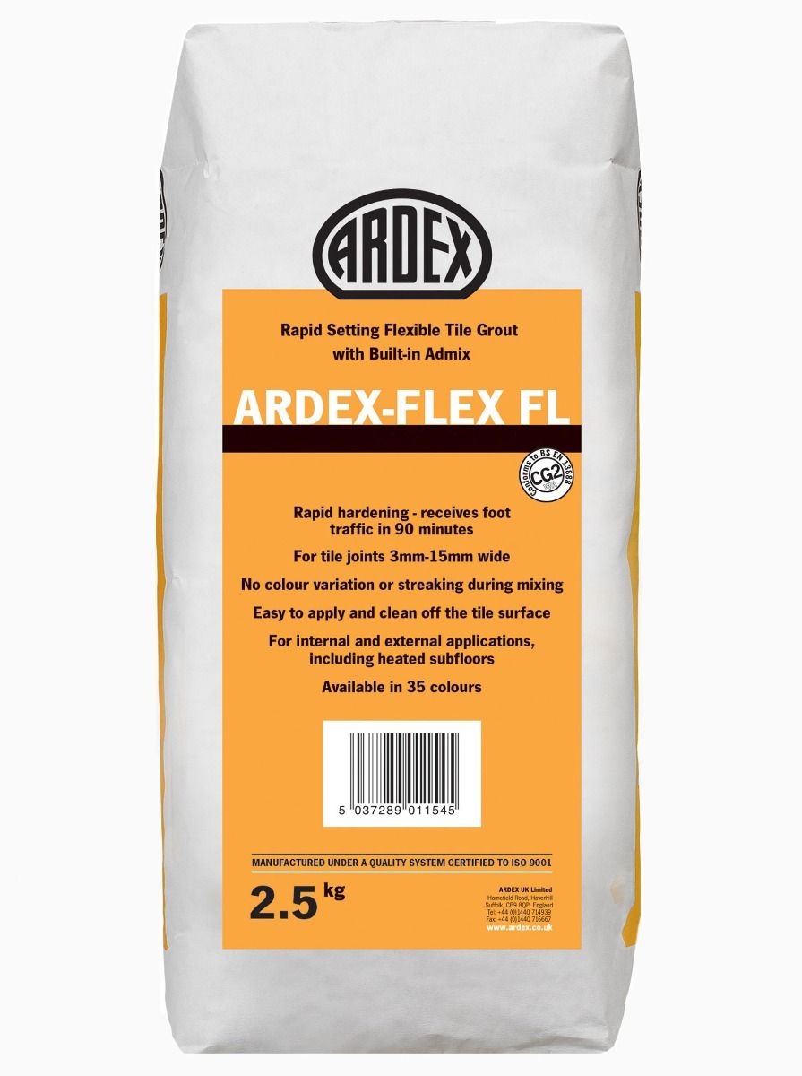 Ardex Flexible Grout for joints 3-15mm 2.5kg