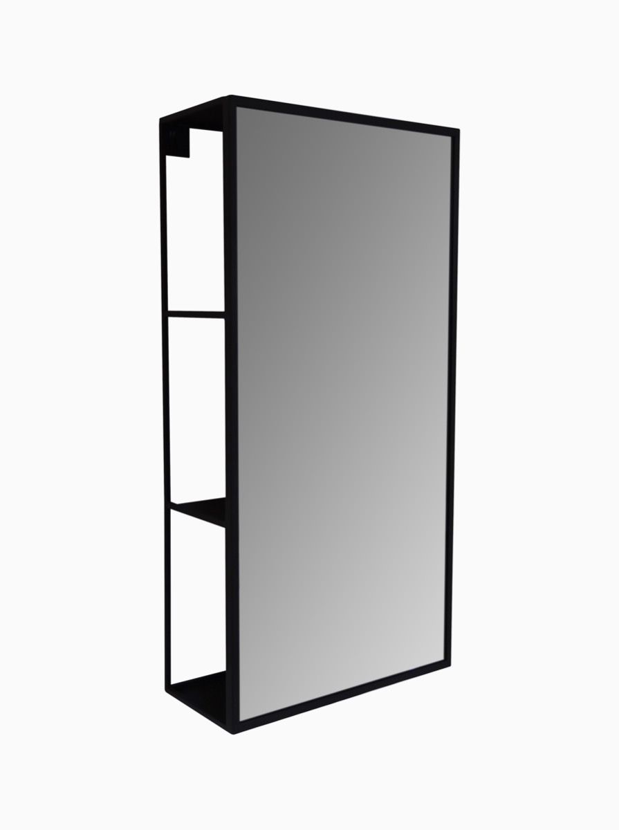 Langford Mirror with Open Shelving 30
