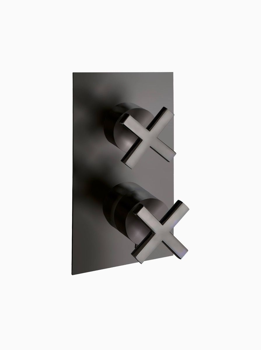 Midtown 3 Way Thermostatic Concealed Shower - Cross Heads