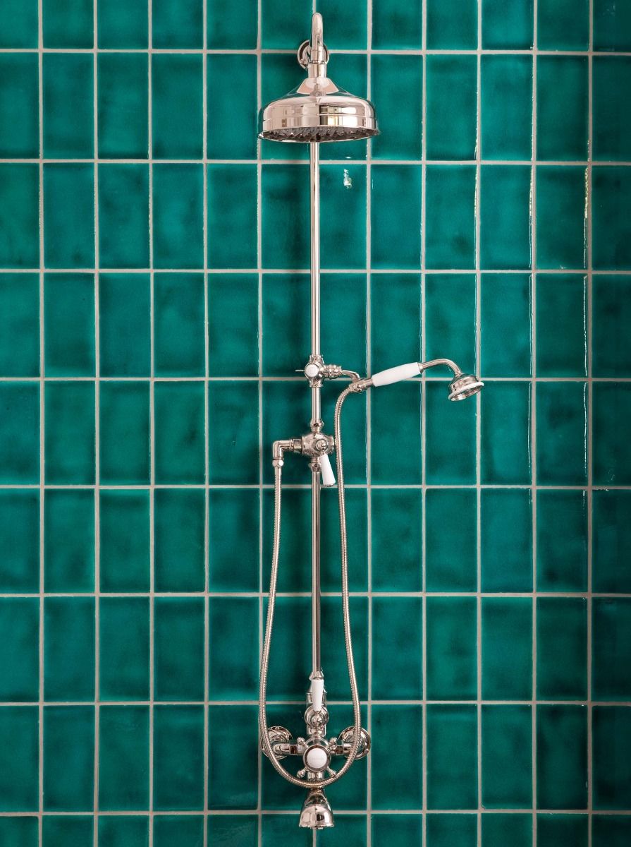 Albany Wall Mounted Bath/Shower Mixer with Fixed Riser