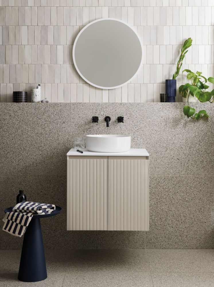 Loop Wall Hung 2 Door Bathroom Cabinet