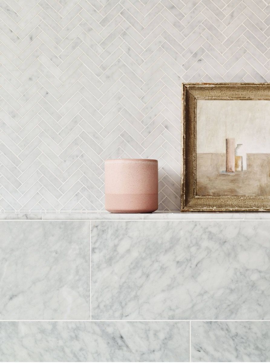 Brookhaven | Grey Marble Pencil Tile