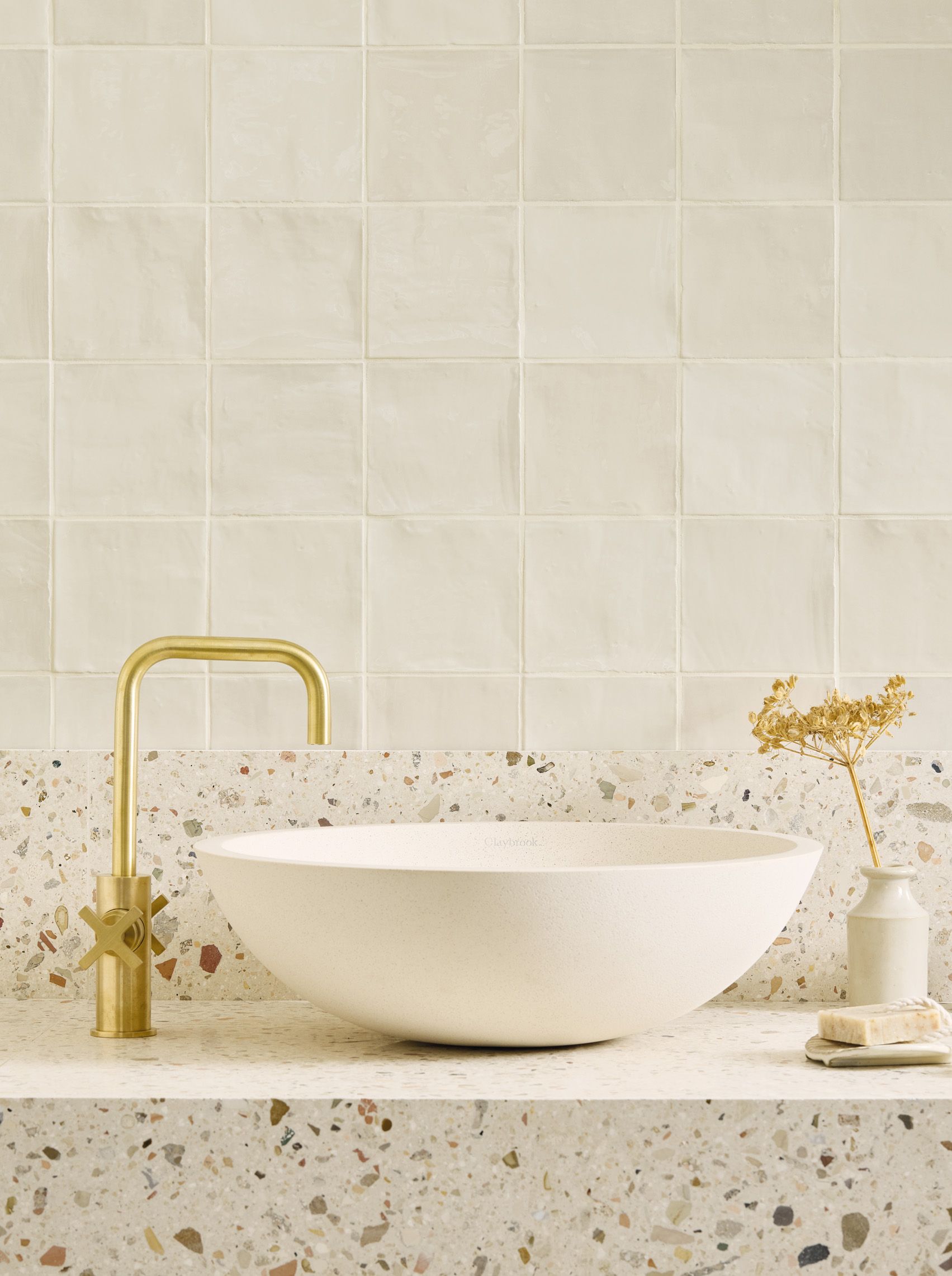 Solar Round MarbleForm Basin