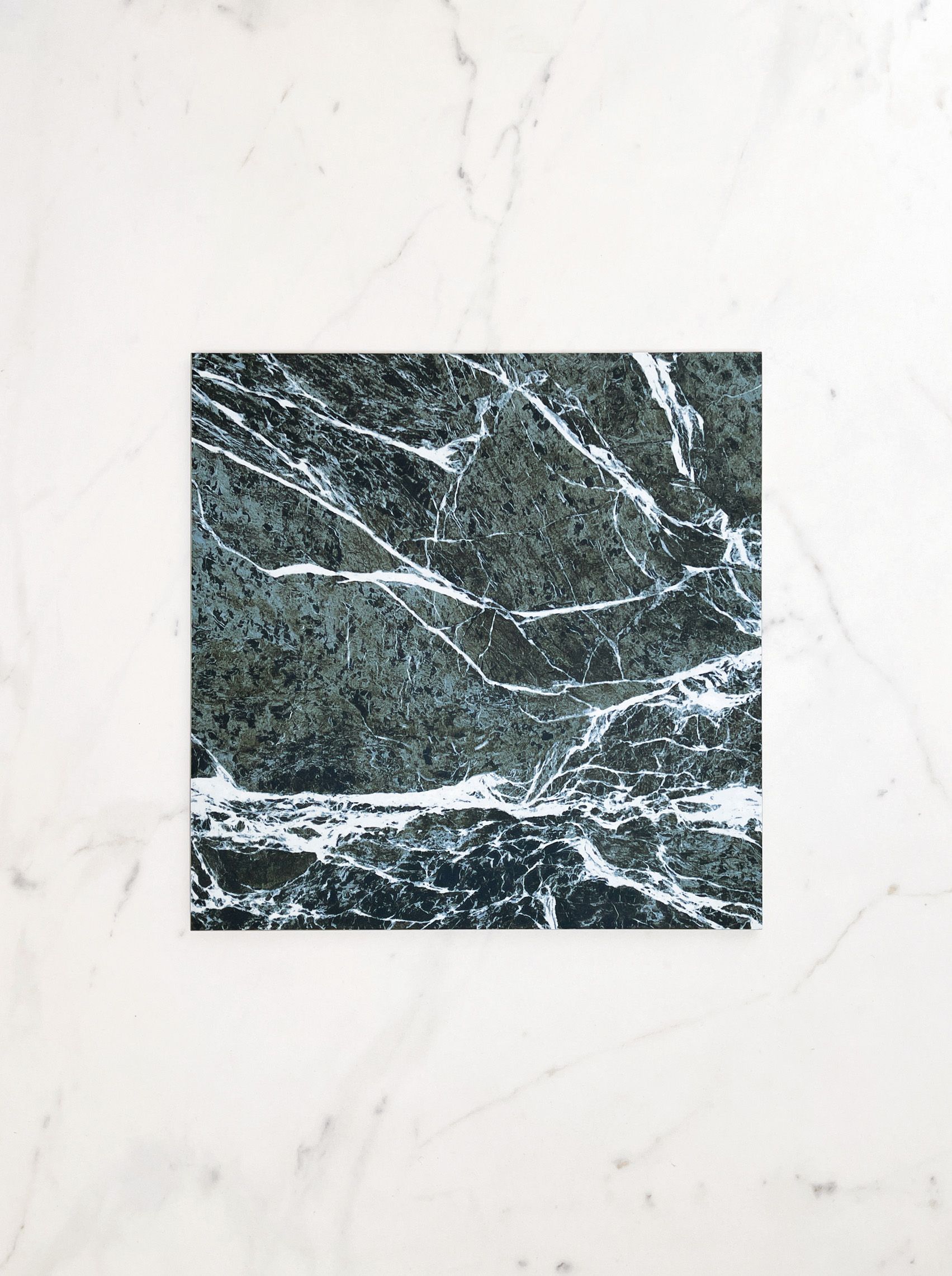 Millbrook Verde 30x30cm | Green Marble Effect Porcelain Wall