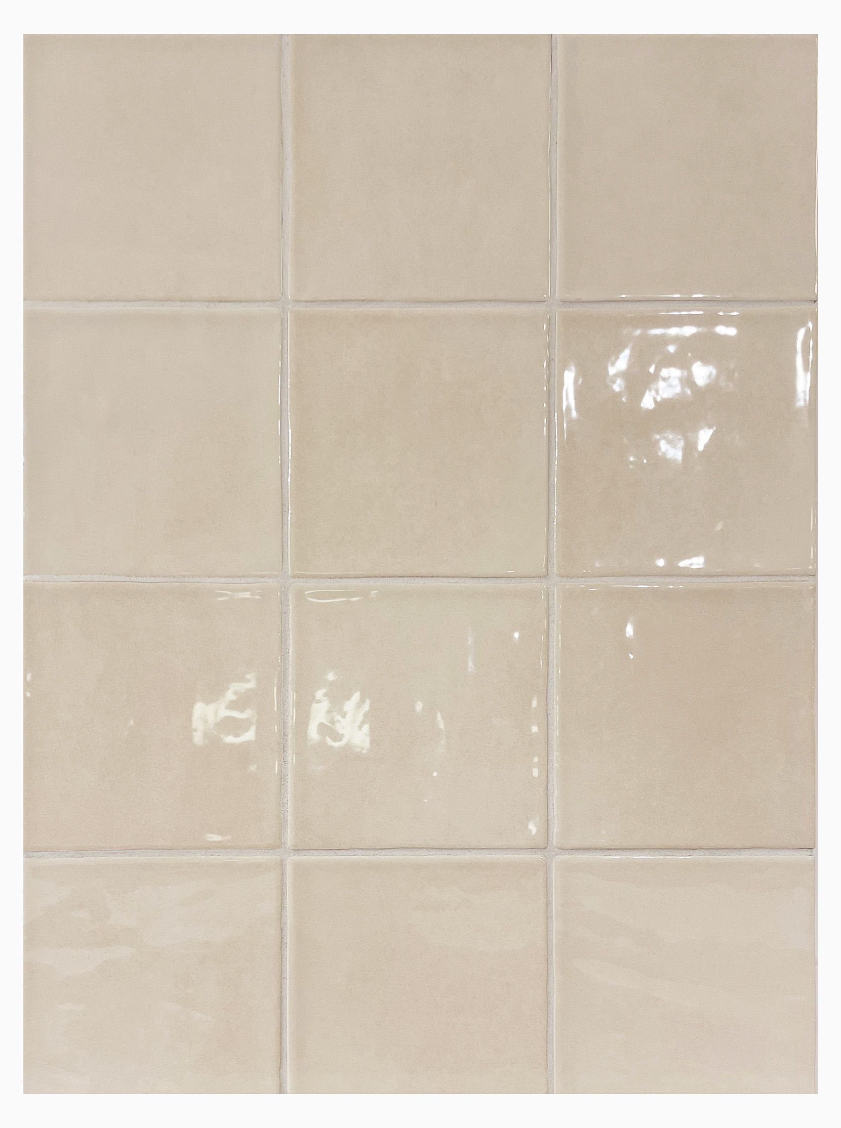 Tan-Tan Desert 10x10cm | Beige Zellige Style Wall Tile