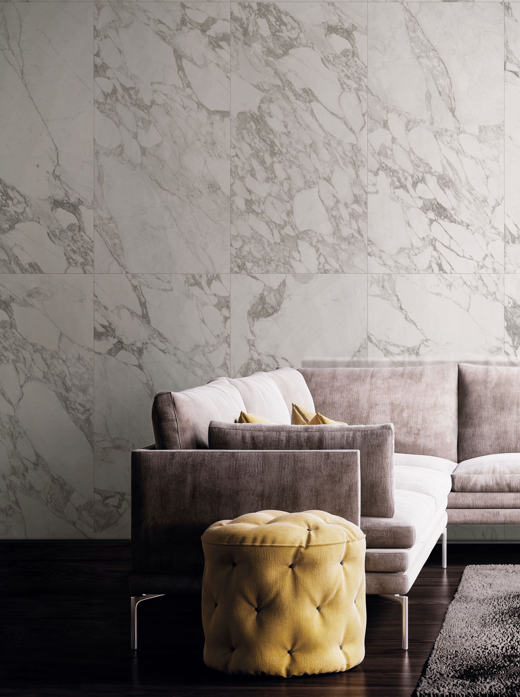 Traviata Giorgio 60x120cm | Brown Marble Effect Porcelain Tile