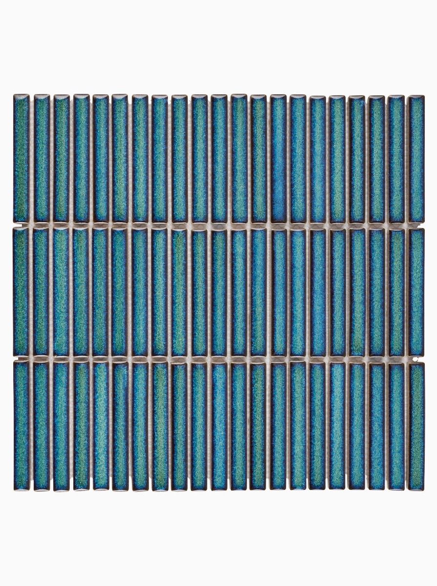Zeze Kaiyo | Teal Kit Kat Mosaic Wall Tile