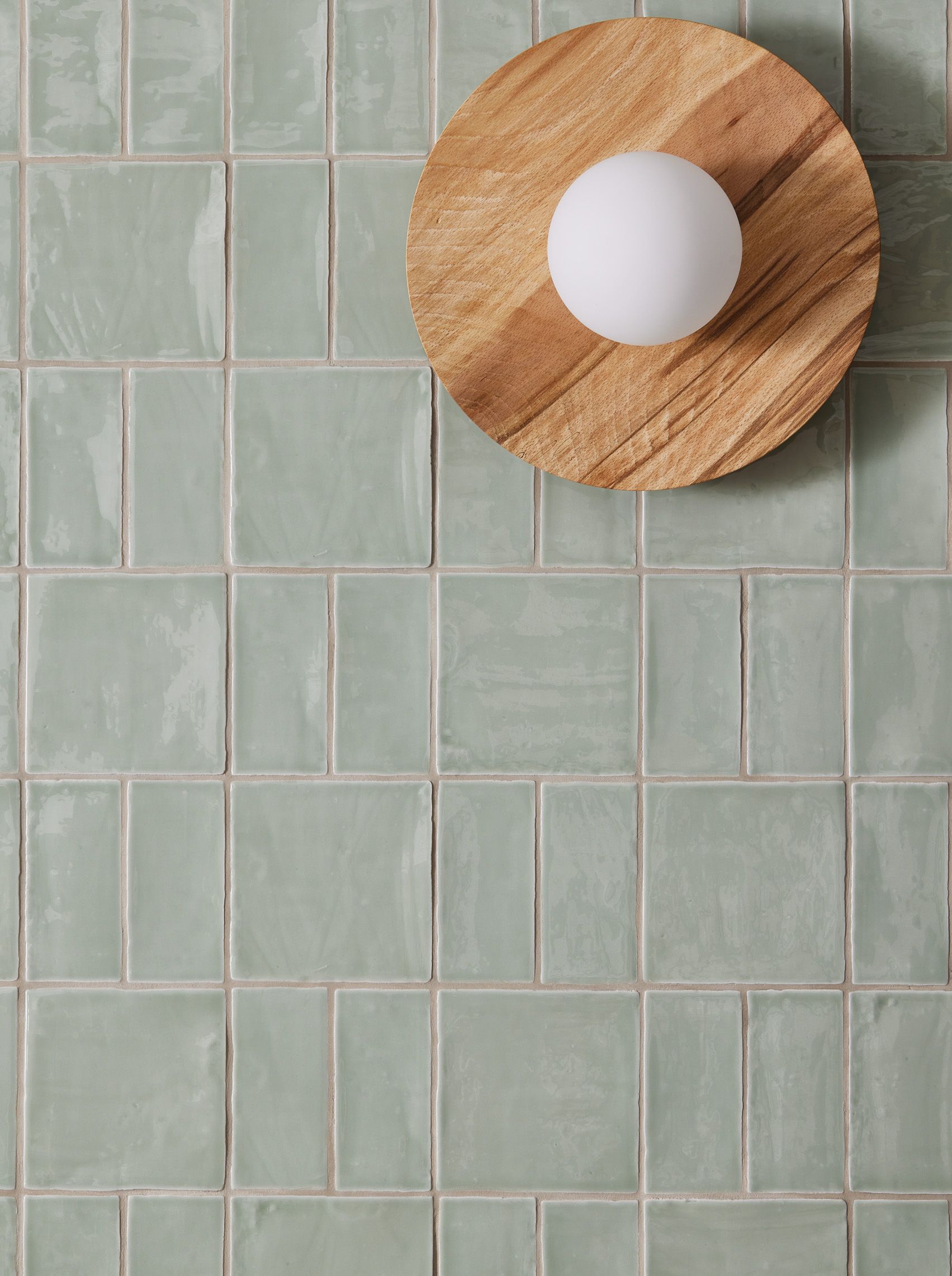 Potters Glaze Gadsby Green Glazed Metro Wall Tile