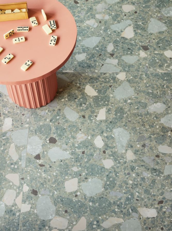 Chipmoss Chunk | Terrazzo Style Porcelain Tile Collection | Free Delivery