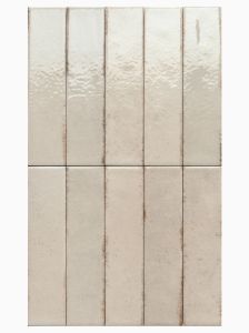 Nettuno Latte 6 x 25cm Beige Glazed Brick Wall Tile selection