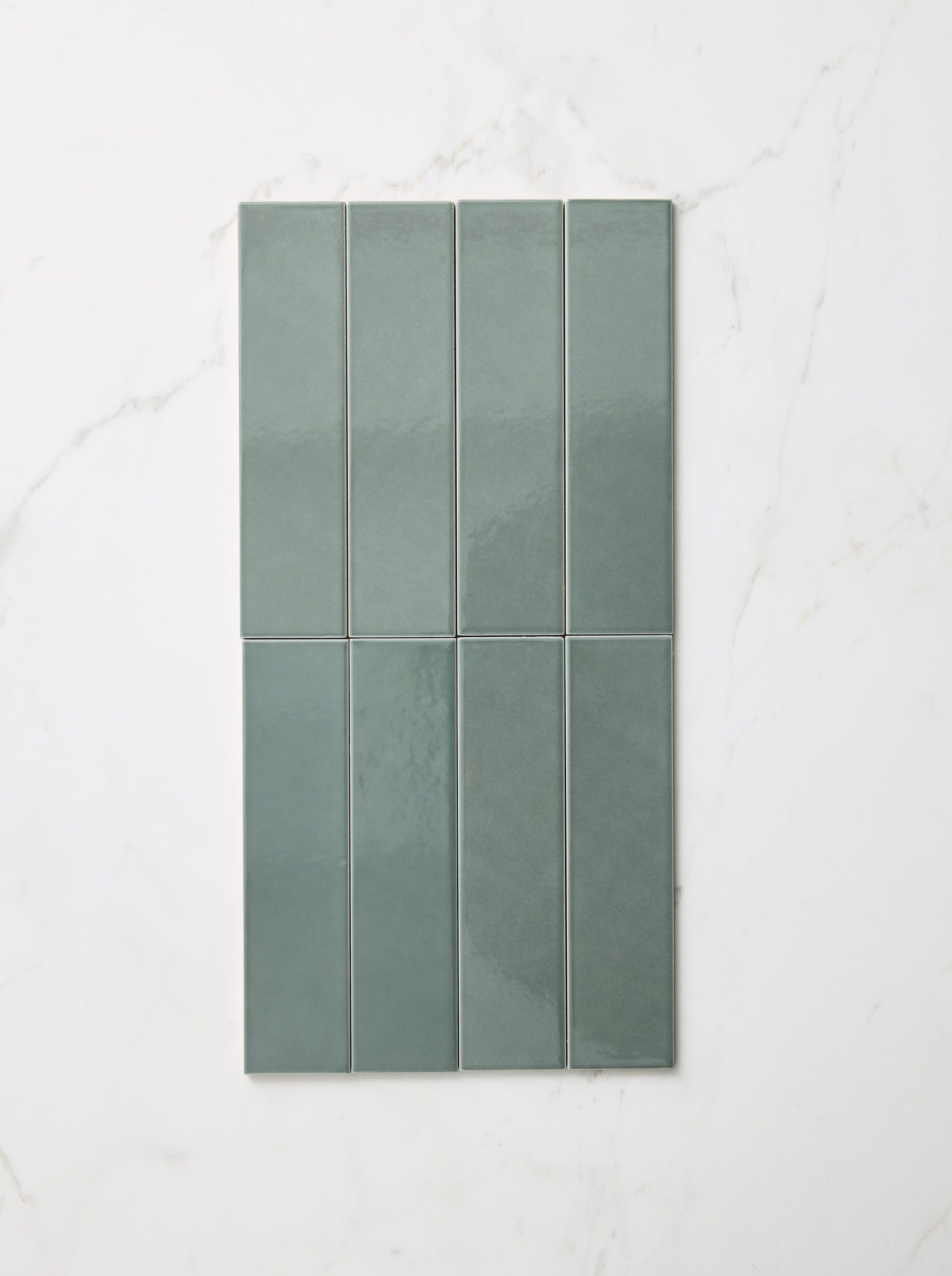Corrugation Green Ripple | Glazed Fluted Wall Tile