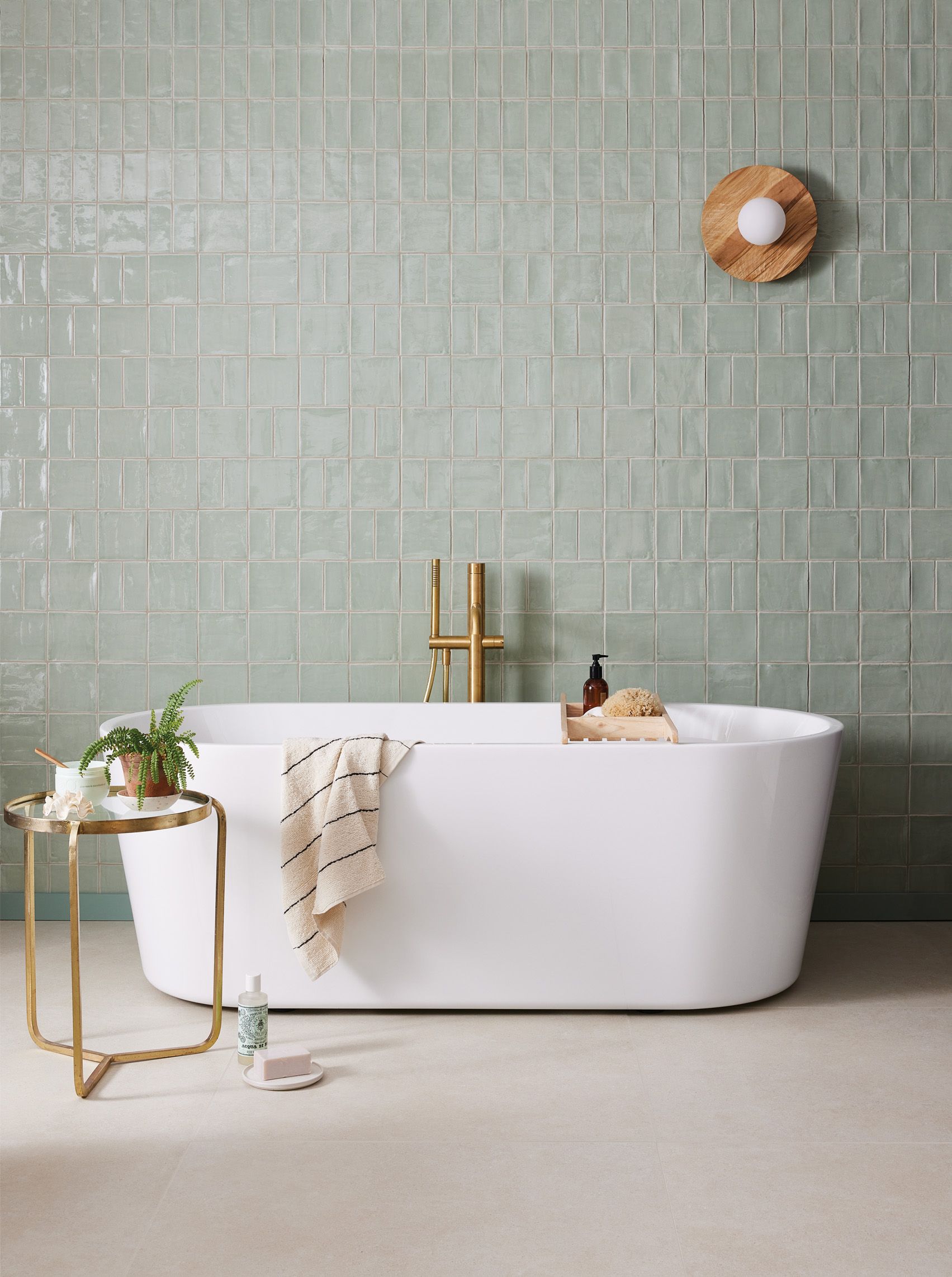 Potters Glaze Hepworth White Glazed Square Wall Tile