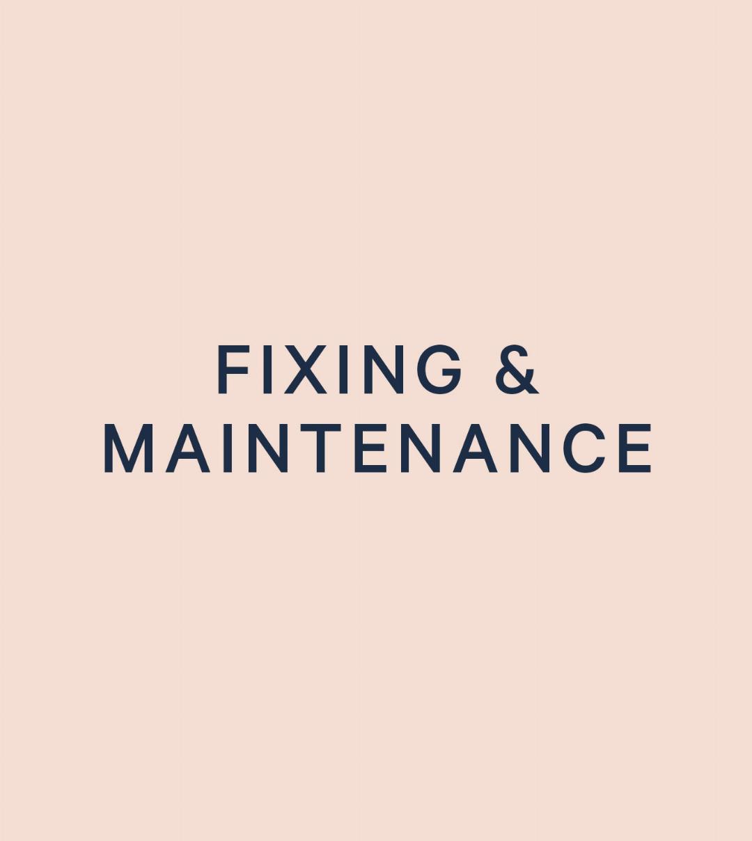 image for Fixing and Maintenance