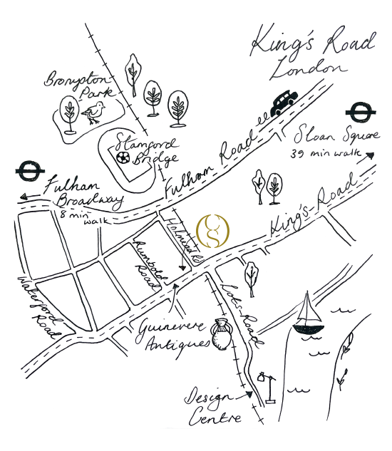 Kings Road Studio Map