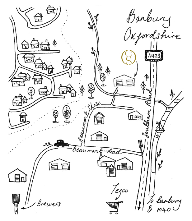 Oxfordshire Studio Map
