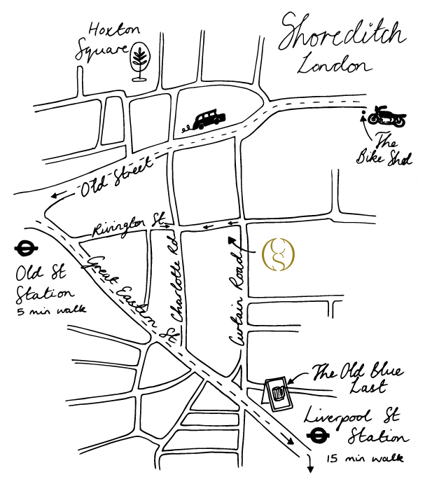 Shoreditch Studio Map